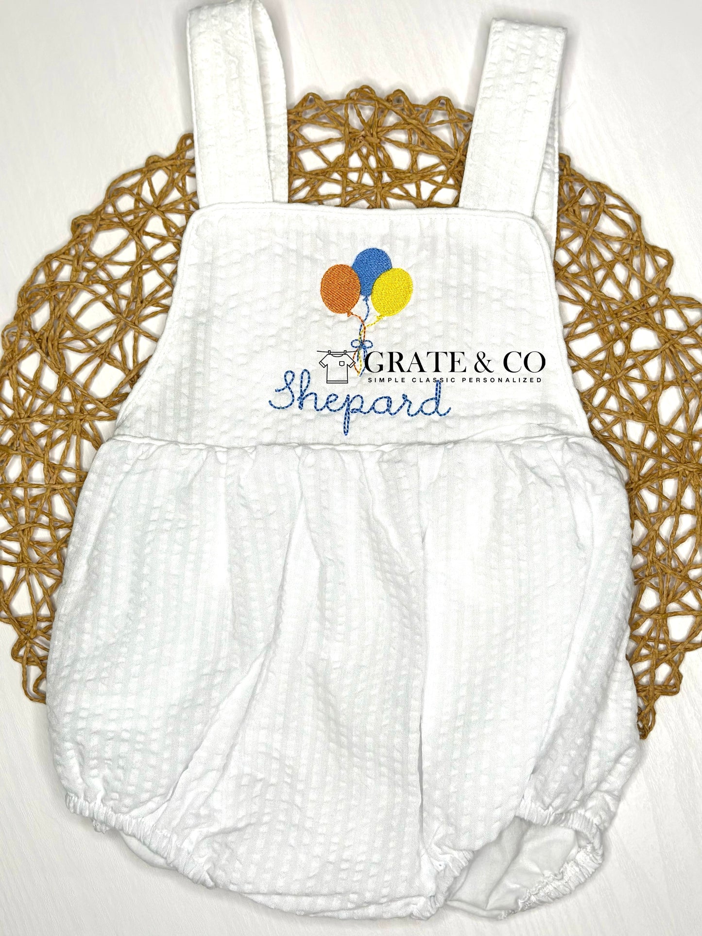 Birthday Balloon Sunsuit