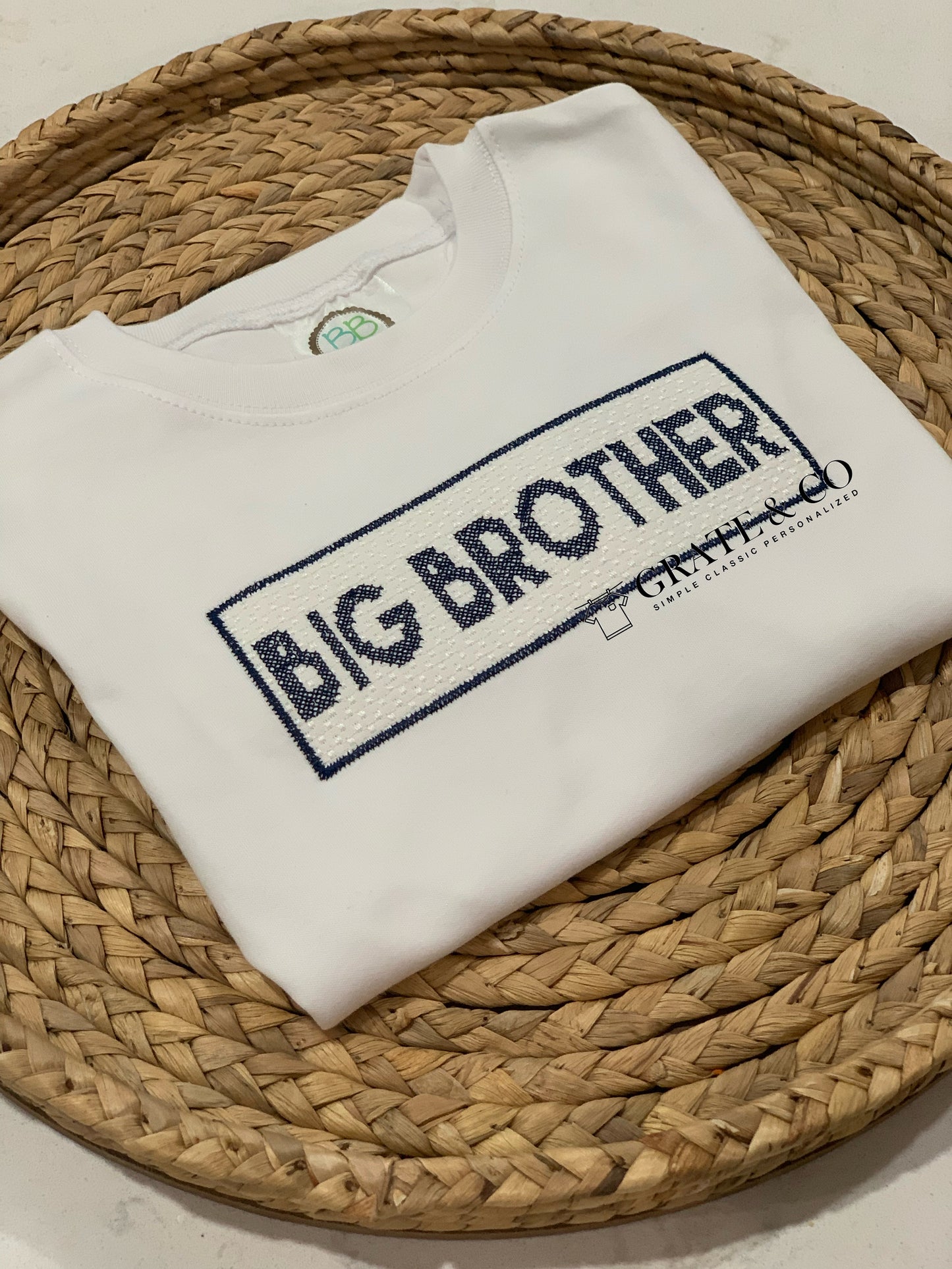 Big Brother Faux Smock Tee