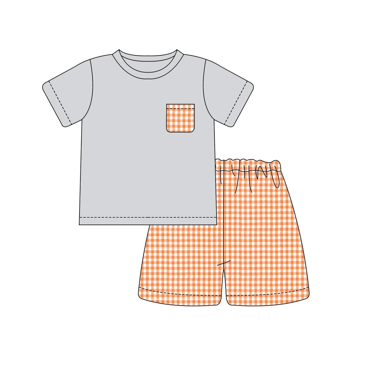 Gingham Short Set