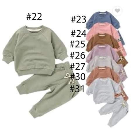 Organic Cotton Jogger Sets