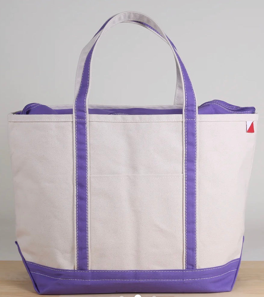 Striped Canvas Totes