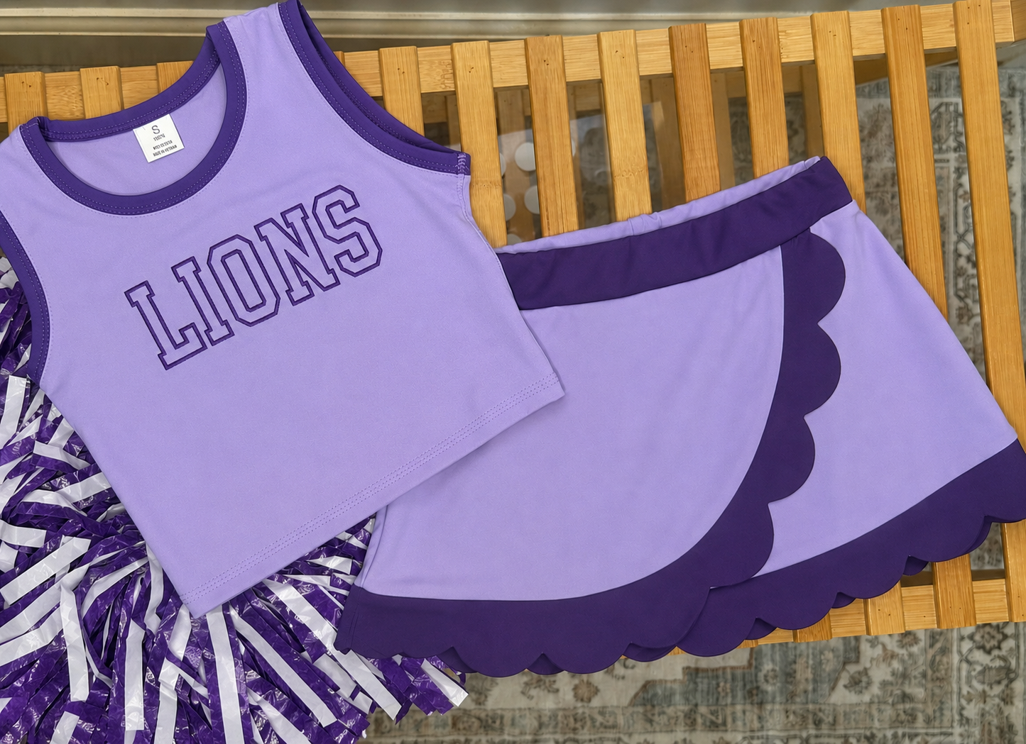 Scalloped Athletic Skort Set
