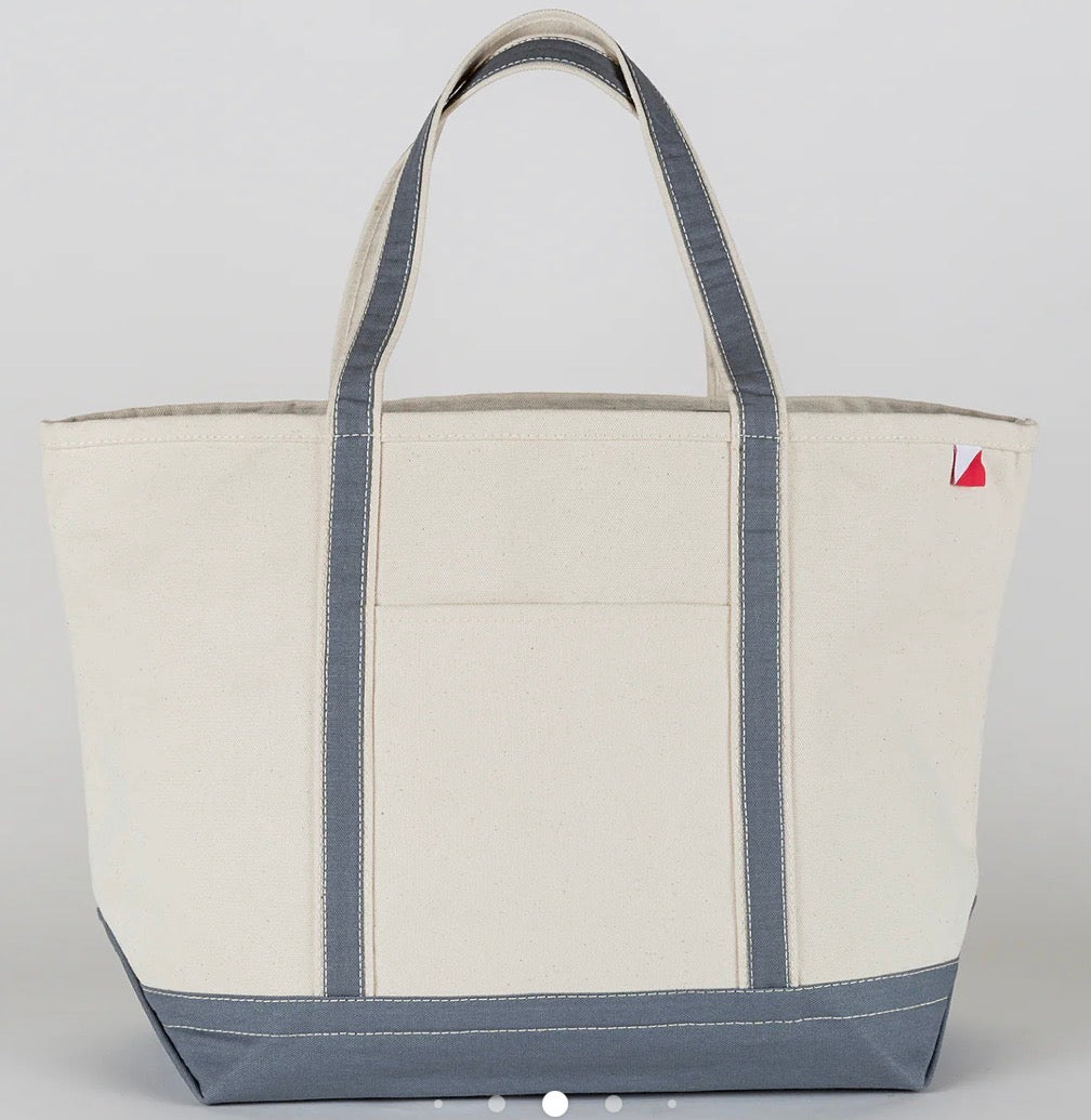 Striped Canvas Totes