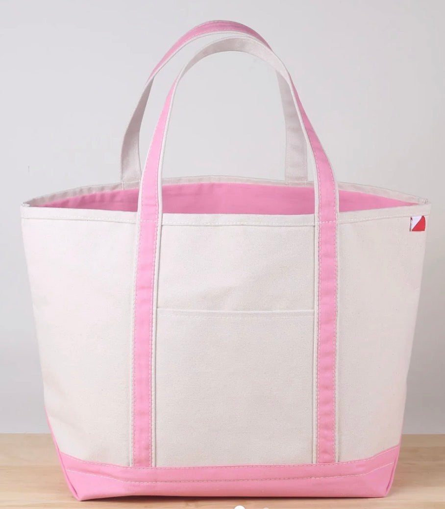Striped Canvas Totes