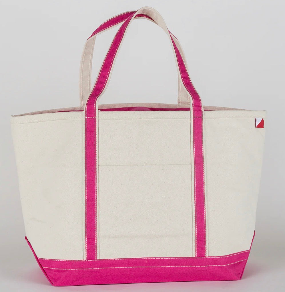 Striped Canvas Totes