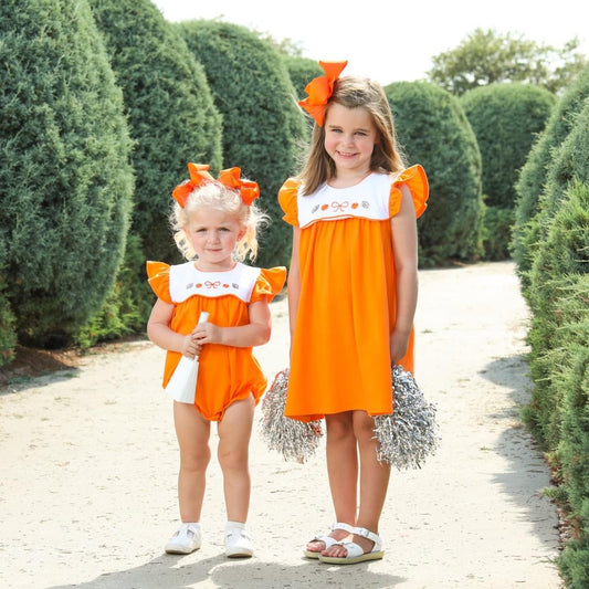 Orange-Football Girls Bubble
