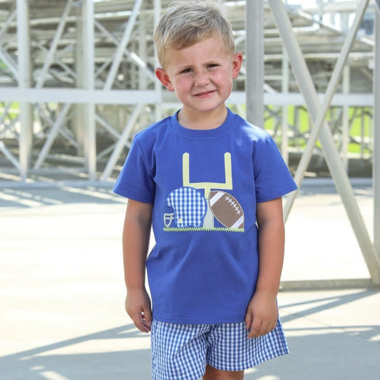 Football Helmet Tee
