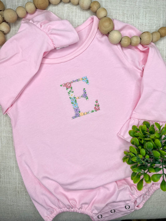 Floral Letter Bubbles